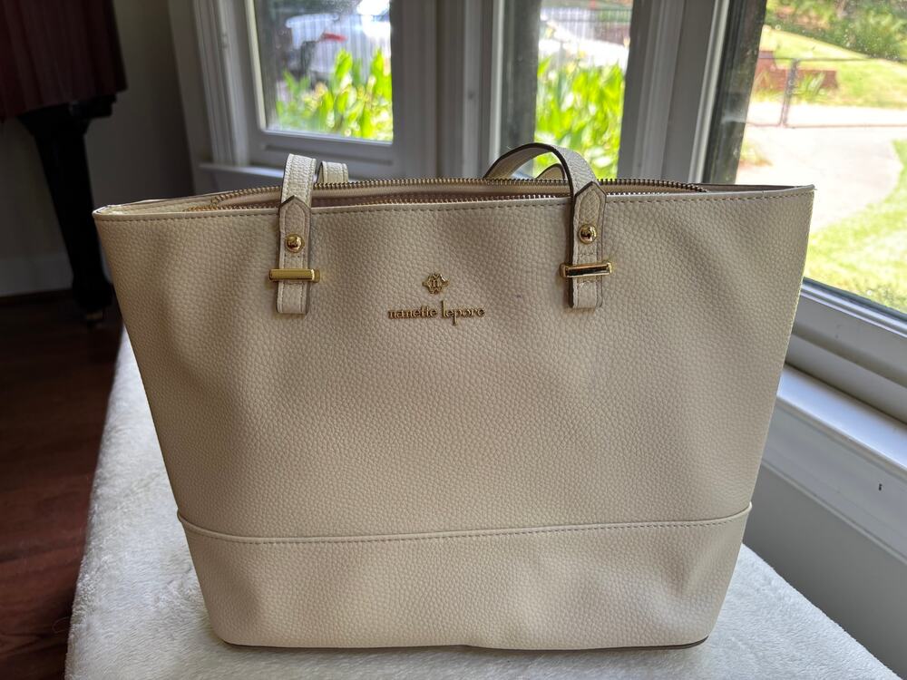 Nanette Lepore Brielle Tote Bag in Natural Beige